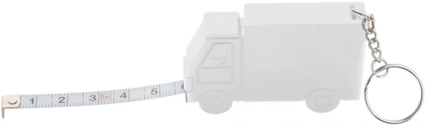 Брелок-рулетка Грузовик, белый фото 3