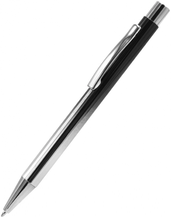 Ручка металлическая Синергия, чёрная фото 1