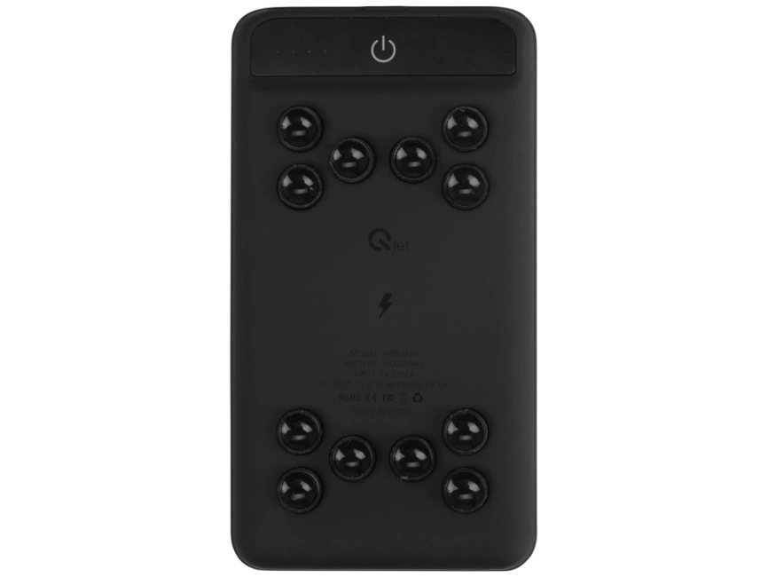 Портативное беспроводное зарядное устройство Airbank, 10000 mAh,  черный фото 7