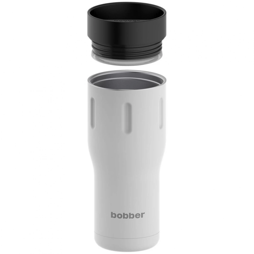 Термостакан Bobber Tumbler 470, вакуумный, белый фото 3