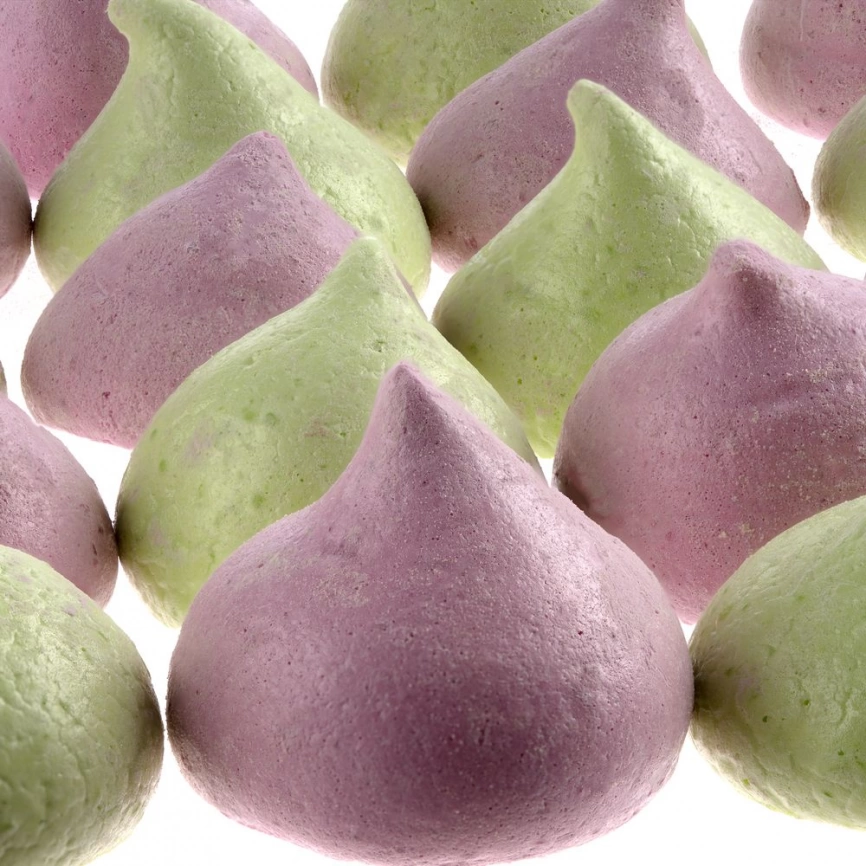 Меренги Baiser, со вкусом лайма и черной смородины фото 2