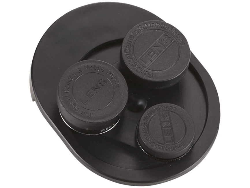 Набор линз для камеры 4 в 1, черный фото 5