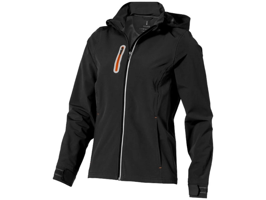 Куртка софтшел Howson женская, черный фото 20