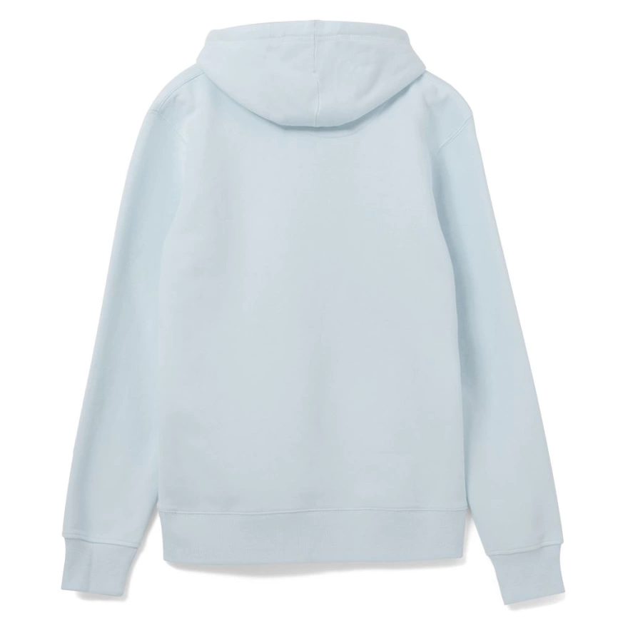 Толстовка с капюшоном унисекс Hoodie, светло-голубая, размер XS фото 7