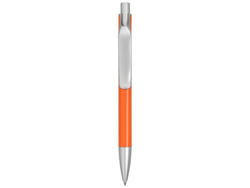 Ручка металлическая шариковая Large, оранжевый/серебристый фото 2