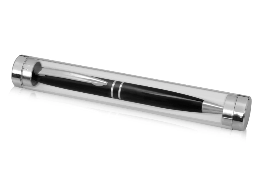 Тубус для 1 ручки Аяс, прозрачный/серебристый фото 2