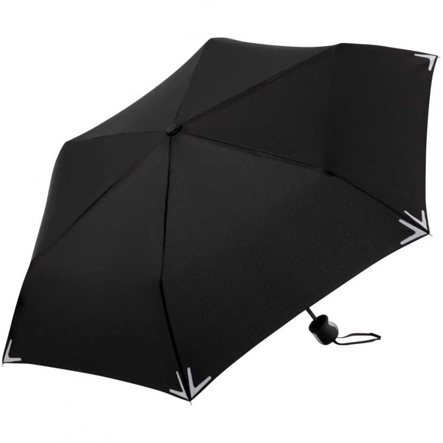 Зонт складной Safebrella, черный фото 1