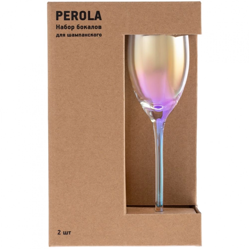 Набор из 2 бокалов для шампанского Perola фото 1