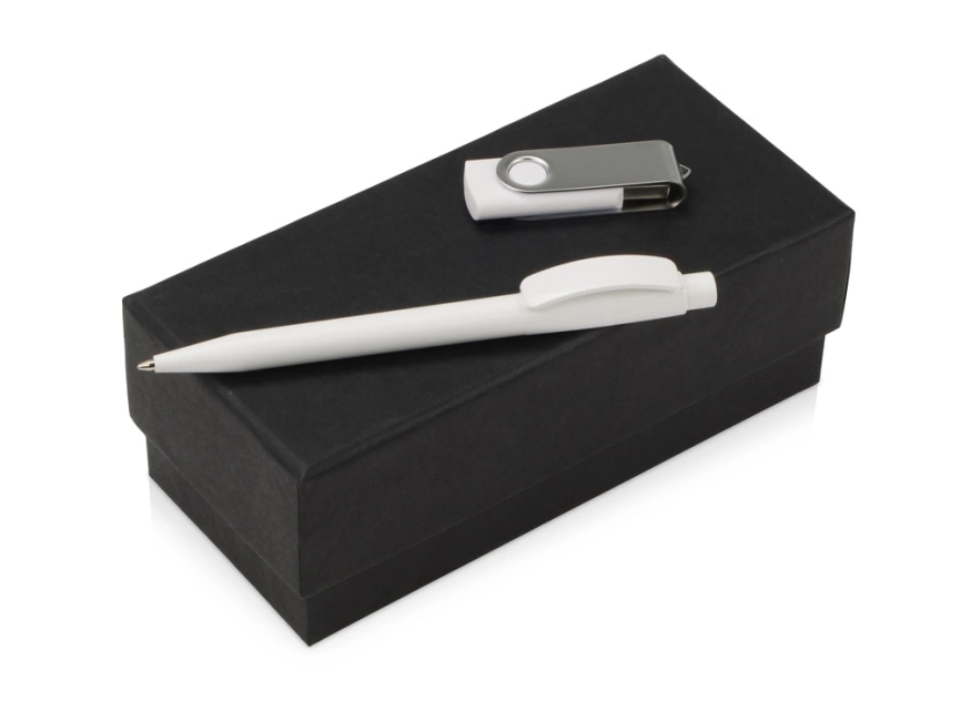 Подарочный набор Uma Memory с ручкой и флешкой, белый фото 1