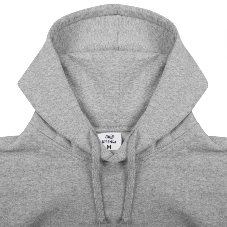 Толстовка с капюшоном Unit Kirenga серый меланж, размер 4XL фото 4
