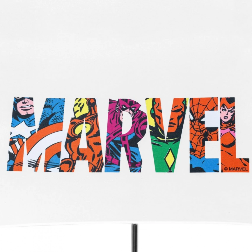 Зонт складной Marvel Avengers, белый фото 4