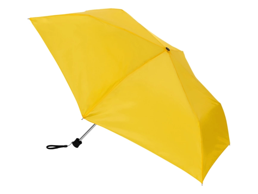 Складной компактный механический зонт Super Light, желтый фото 2