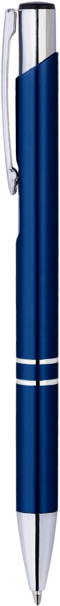 Ручка металлическая KOSKO, тёмно-синяя с серебристым фото 5