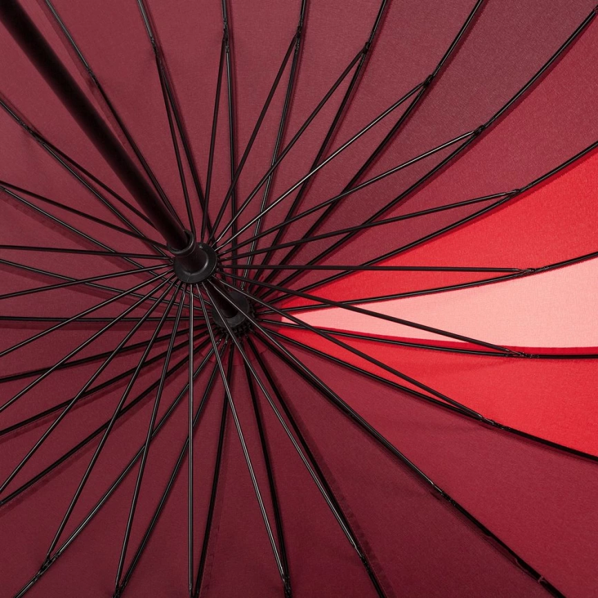 Зонт-трость «Спектр», красный фото 4