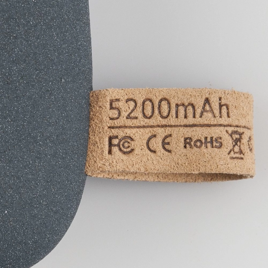 Внешний аккумулятор Pebble 5200, серо-синий фото 5