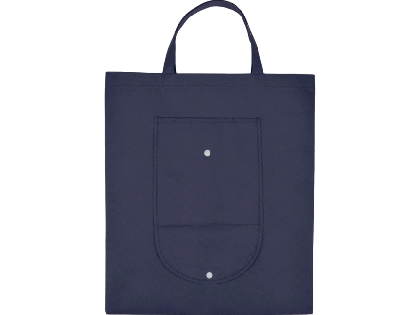 Складная сумка Maple из нетканого материала, темно-синий фото 8
