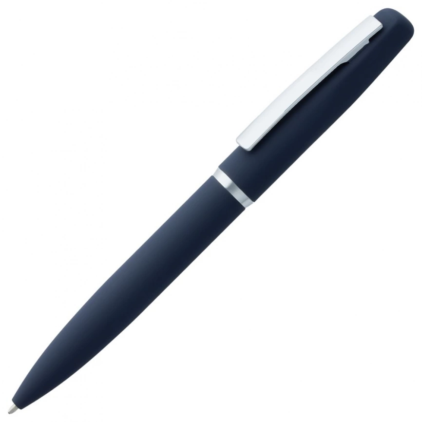 Ручка шариковая Bolt Soft Touch, синяя фото 1