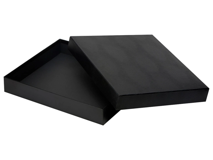 Подарочная коробка 37,7 х 31,7 х 6 см, черный фото 2