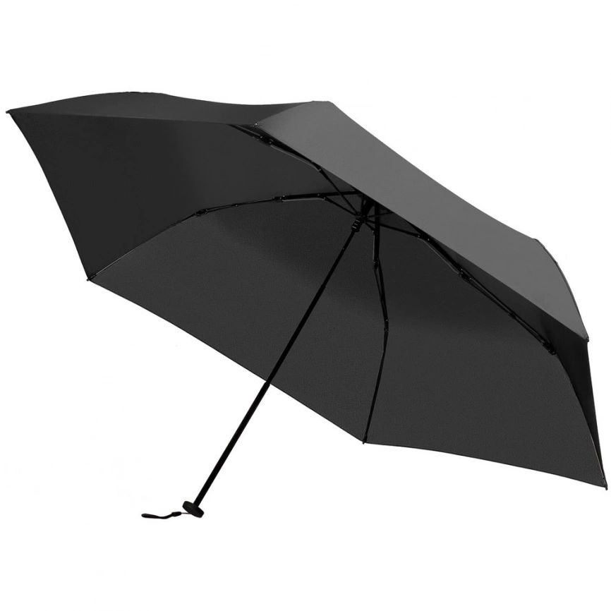 Зонт складной Luft Trek, черный фото 1