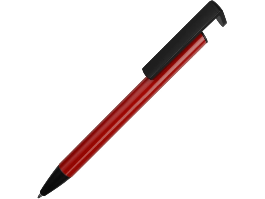 Ручка-подставка шариковая Кипер Металл, красный фото 1