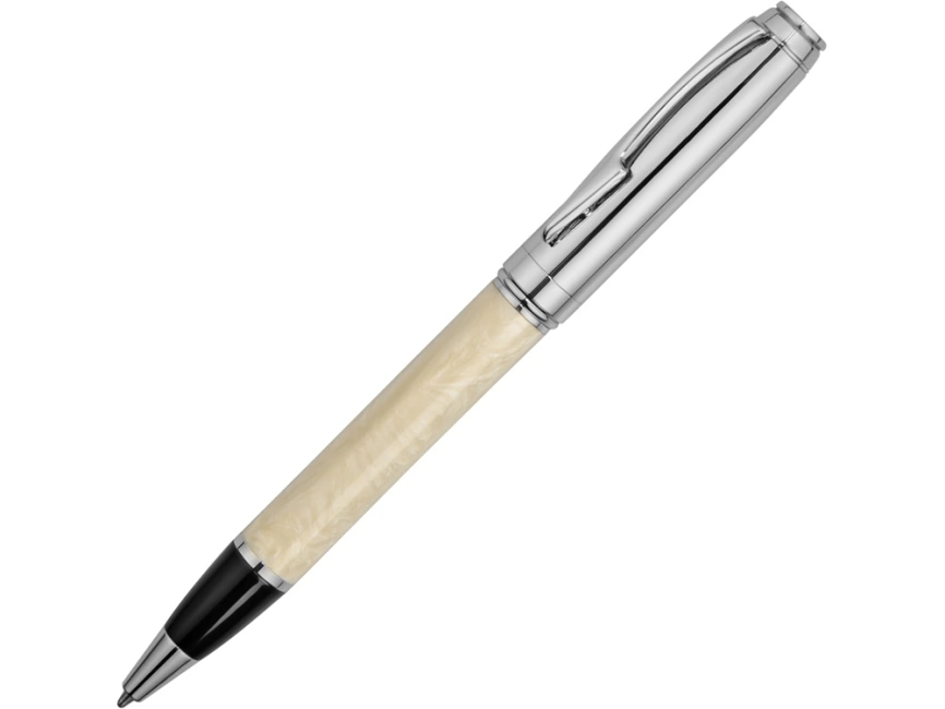 Ручка шариковая Стратфорд, белый мрамор фото 1