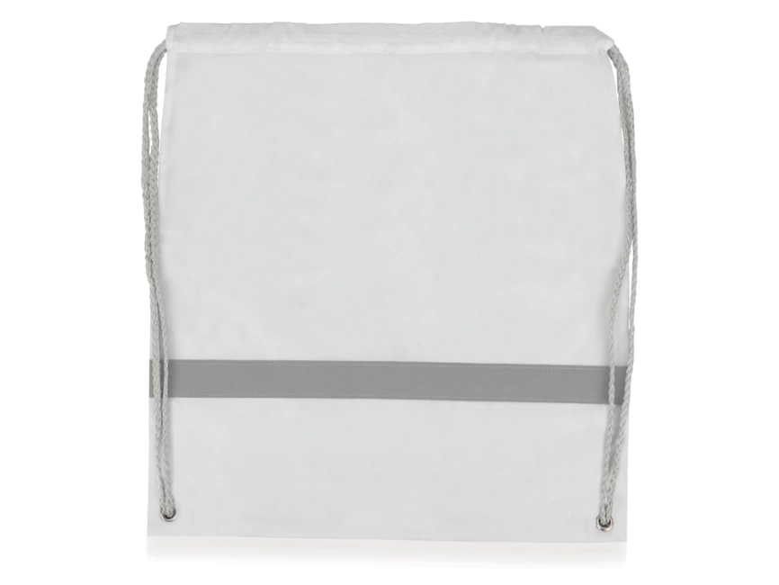 Рюкзак Россел, белый с серыми шнурками фото 2