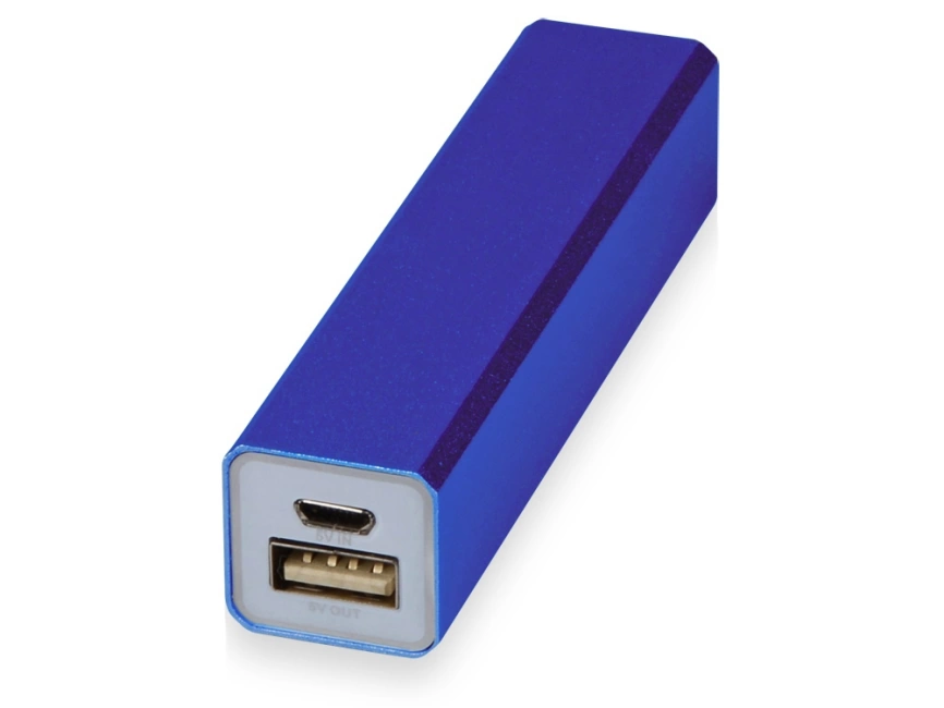 Подарочный набор To go с блокнотом и зарядным устройством, синий фото 3