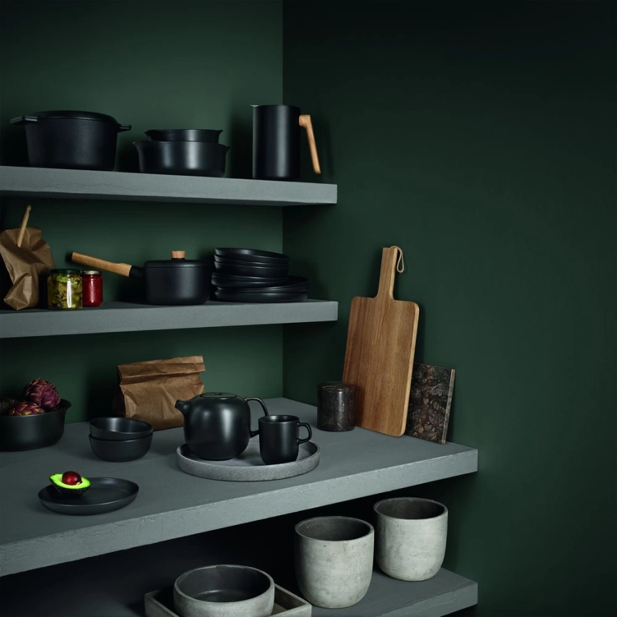 Блюдо сервировочное Nordic Kitchen, черное фото 4
