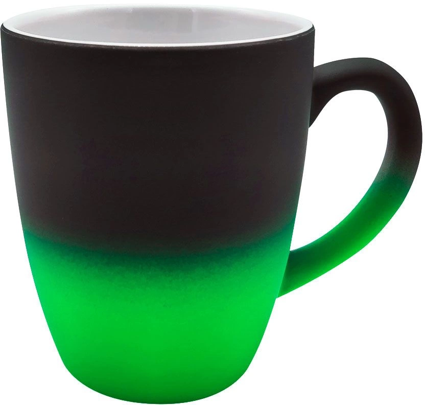 Кружка Omnia Engrave 350 мл, зелёная с чёрным фото 1