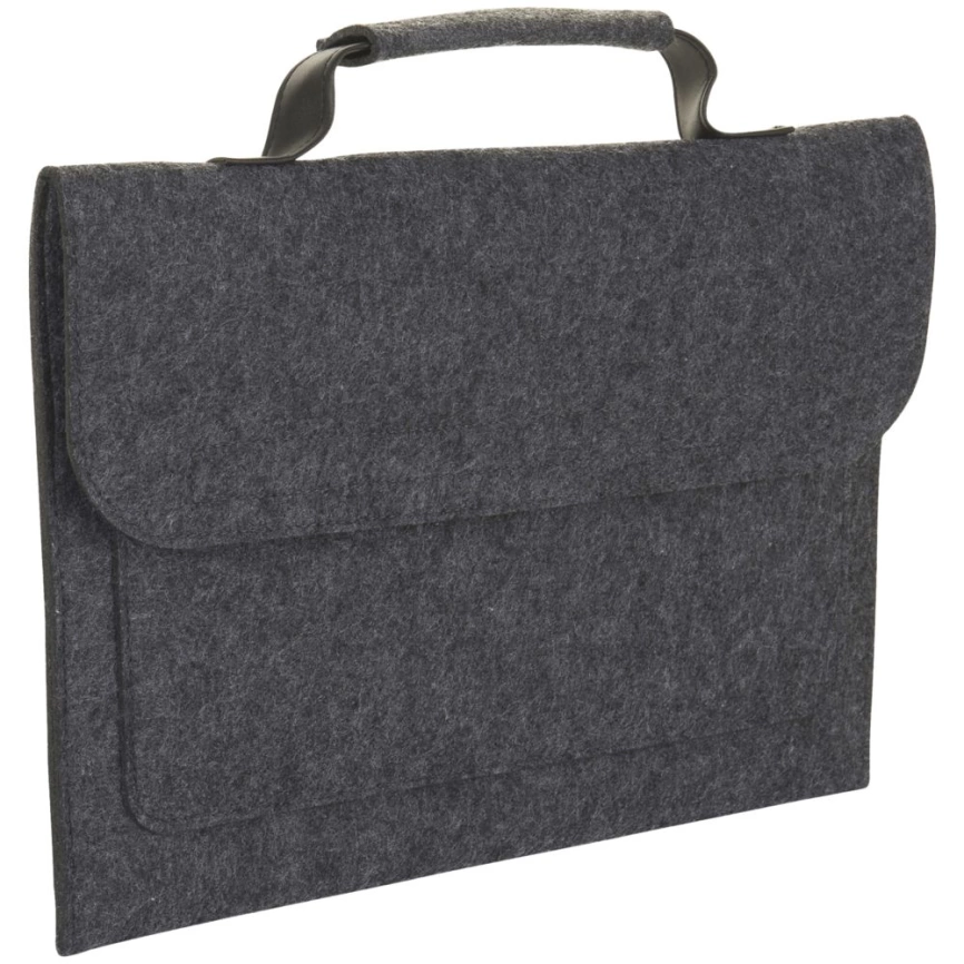 Сумка для ноутбука Brixton, черный меланж фото 1