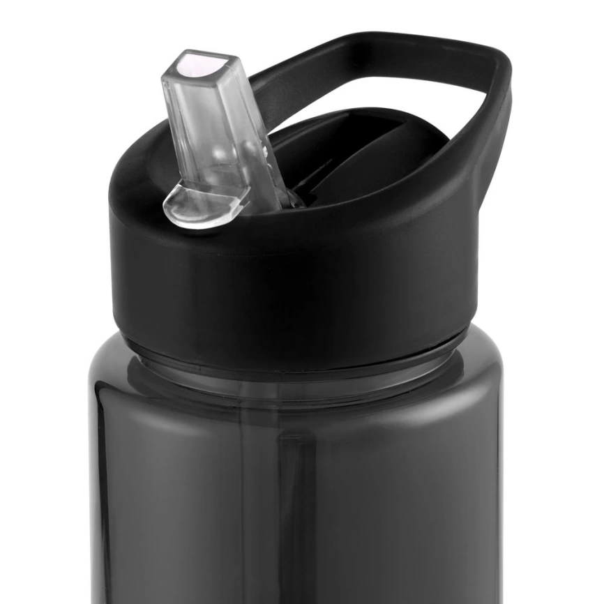 Бутылка для воды Holo, черная фото 2