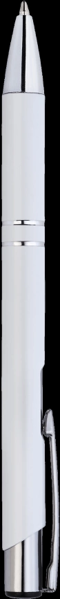 Ручка металлическая KOSKO, белая с серебристым фото 4