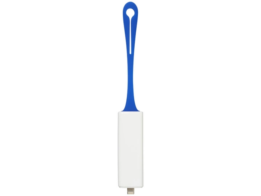 Повербанк Denzi 700 мАч с интегрированными штекерами, белый/синий фото 4