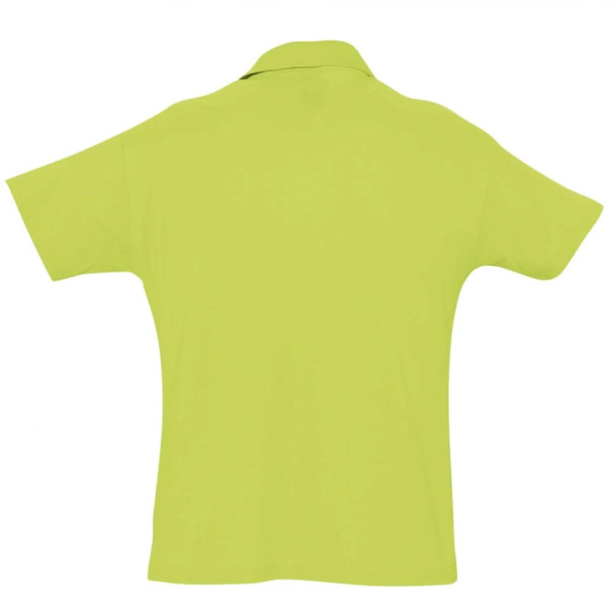 Рубашка поло мужская Summer 170 зеленое яблоко, размер L фото 2