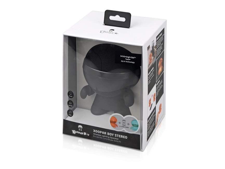 Портативная колонка X5 XOOPAR BOY STEREO, черный фото 5