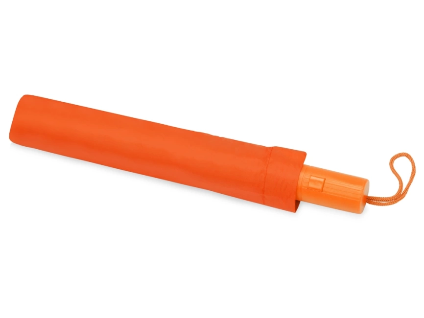 Зонт складной Tulsa, полуавтоматический, 2 сложения, с чехлом, оранжевый фото 4