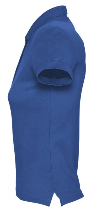 Рубашка поло женская Passion 170 ярко-синяя (royal), размер M фото 3