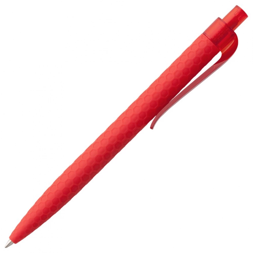 Ручка шариковая Prodir QS04 PRT Honey Soft Touch, красная фото 2