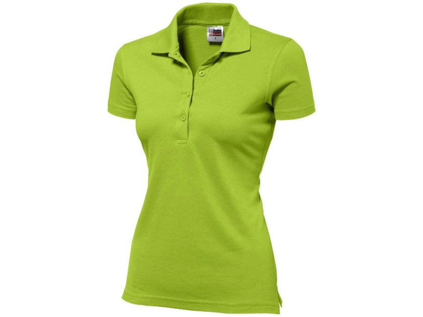 Рубашка поло First женская, зеленое яблоко фото 1