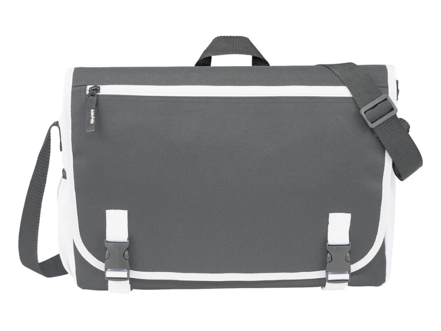 Сумка Punch для ноутбука 15,6, серый/белый фото 5