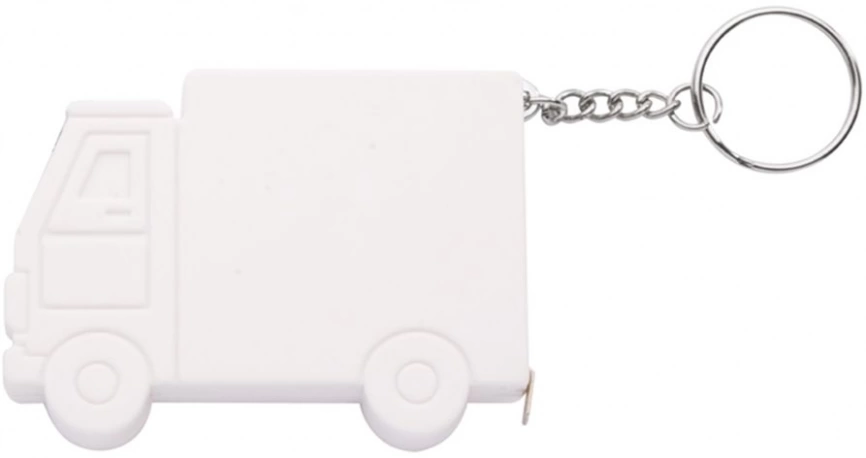 Брелок-рулетка Грузовик, белый фото 2