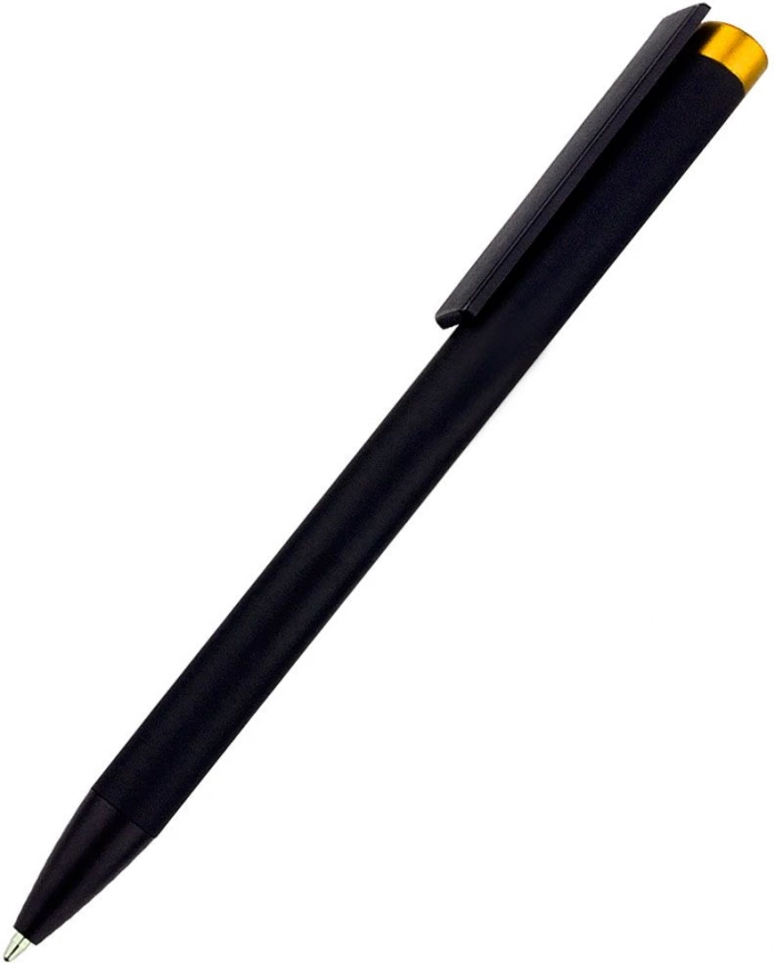 Ручка металлическая Slice Soft, жёлтая фото 2