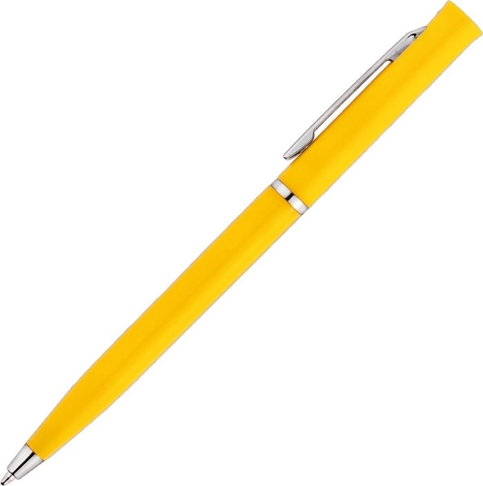 Ручка шариковая EUROPA, жёлтая фото 2