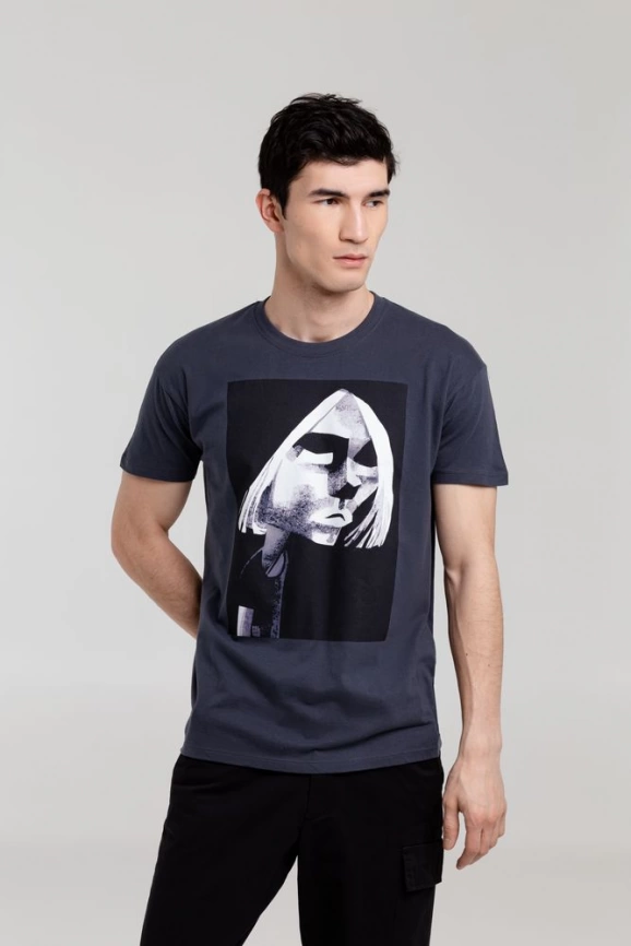 Футболка «Меламед. Kurt Cobain», темно-серая, размер L фото 4