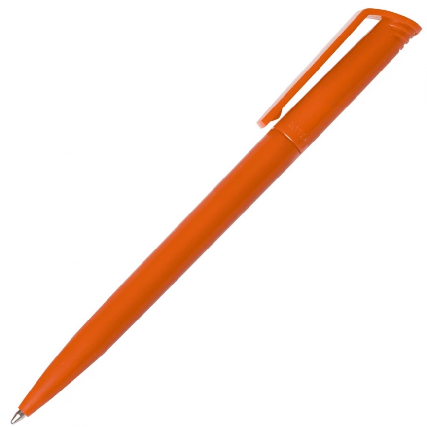 Ручка шариковая Flip, оранжевая фото 2