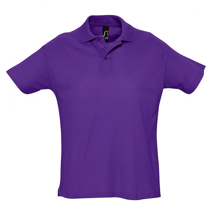 Рубашка поло мужская Summer 170 темно-фиолетовая, размер S фото 1