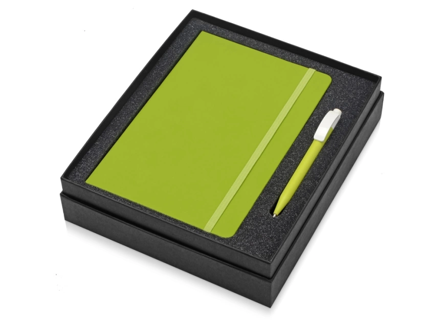 Подарочный набор Uma Vision с ручкой и блокнотом А5, зеленый фото 2