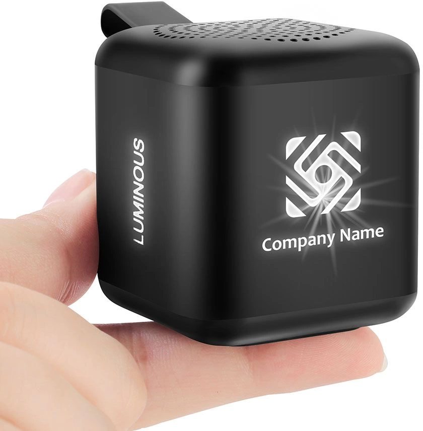 Bluetooth колонка Slaigo mini, стерео TWS,чёрная фото 5