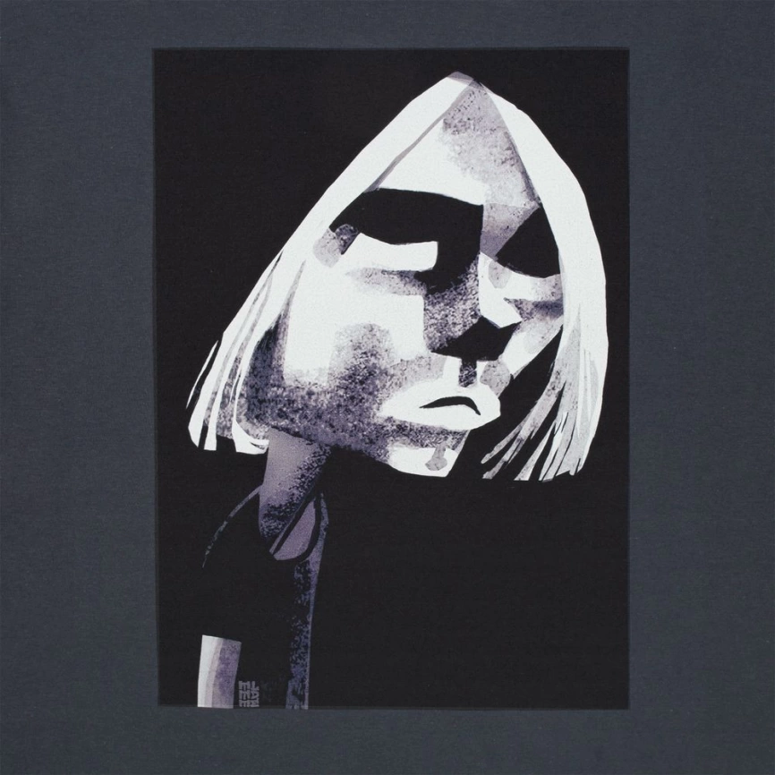 Футболка «Меламед. Kurt Cobain», темно-серая, размер L фото 2