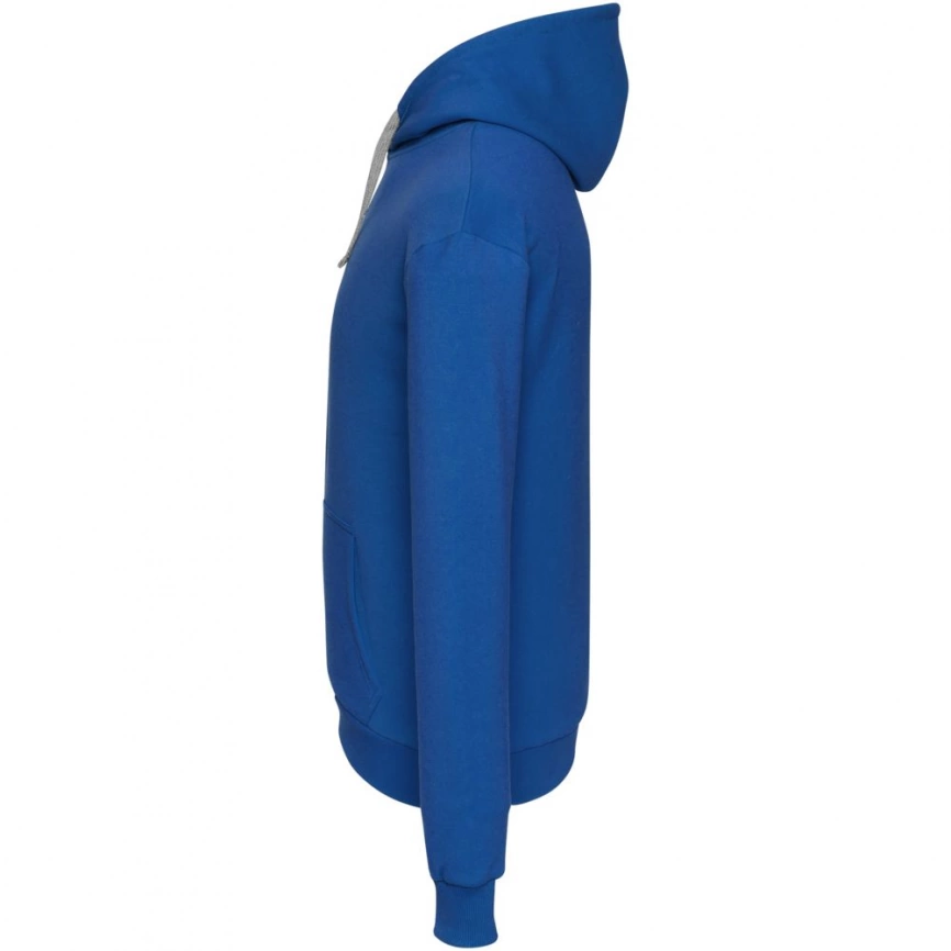 Толстовка с капюшоном Unit Kirenga ярко-синяя, размер 3XL фото 3